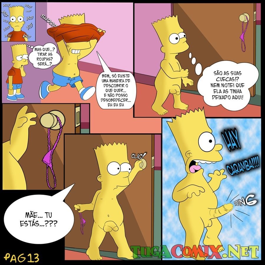 Os Simpsons Bart comendo a Marge Hentai