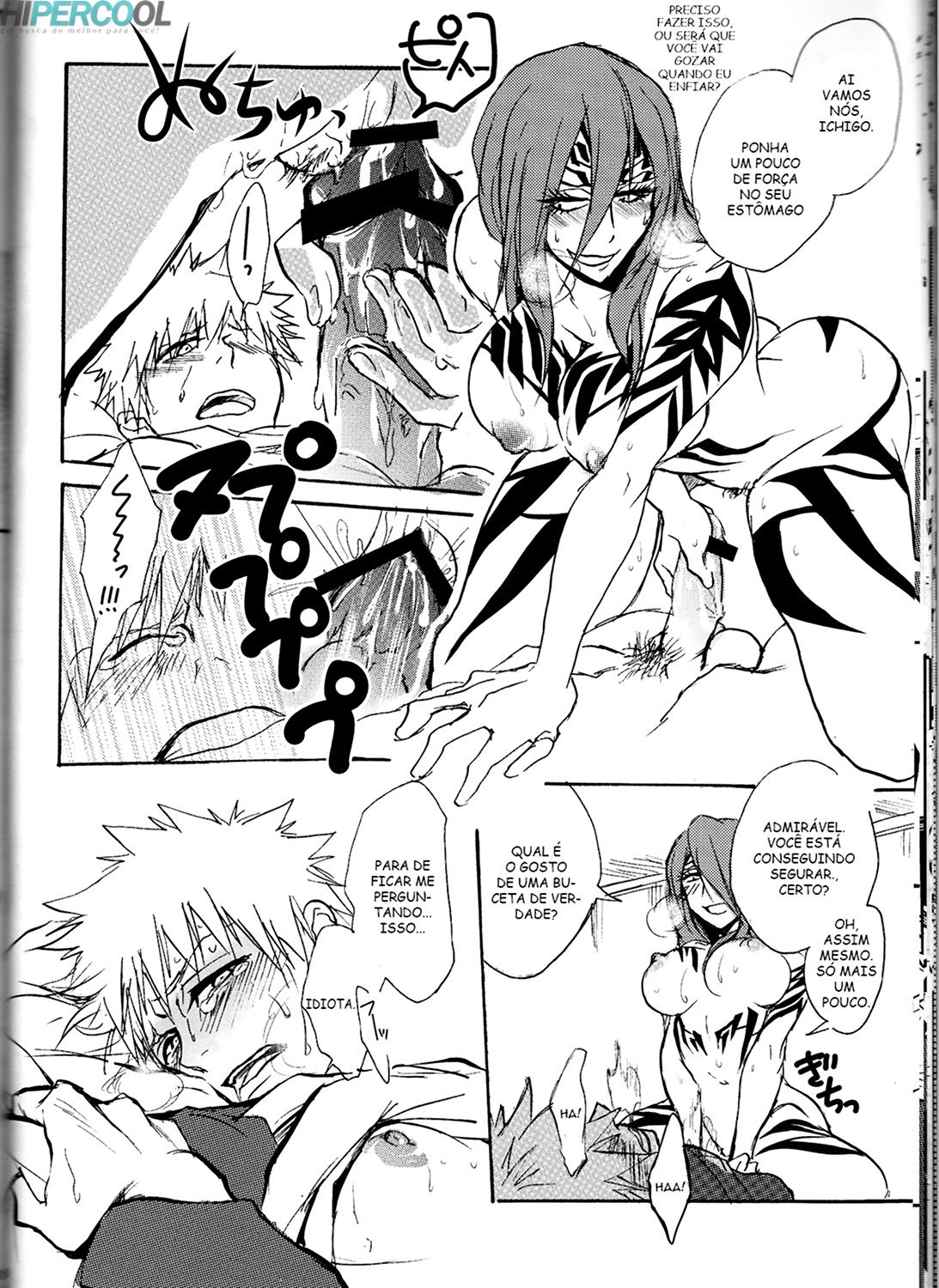 Ichigo comendo o Renji Hentai