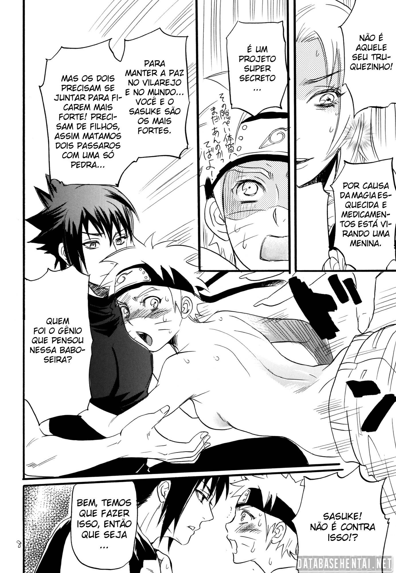 Sasuke comendo o naruto Hentai