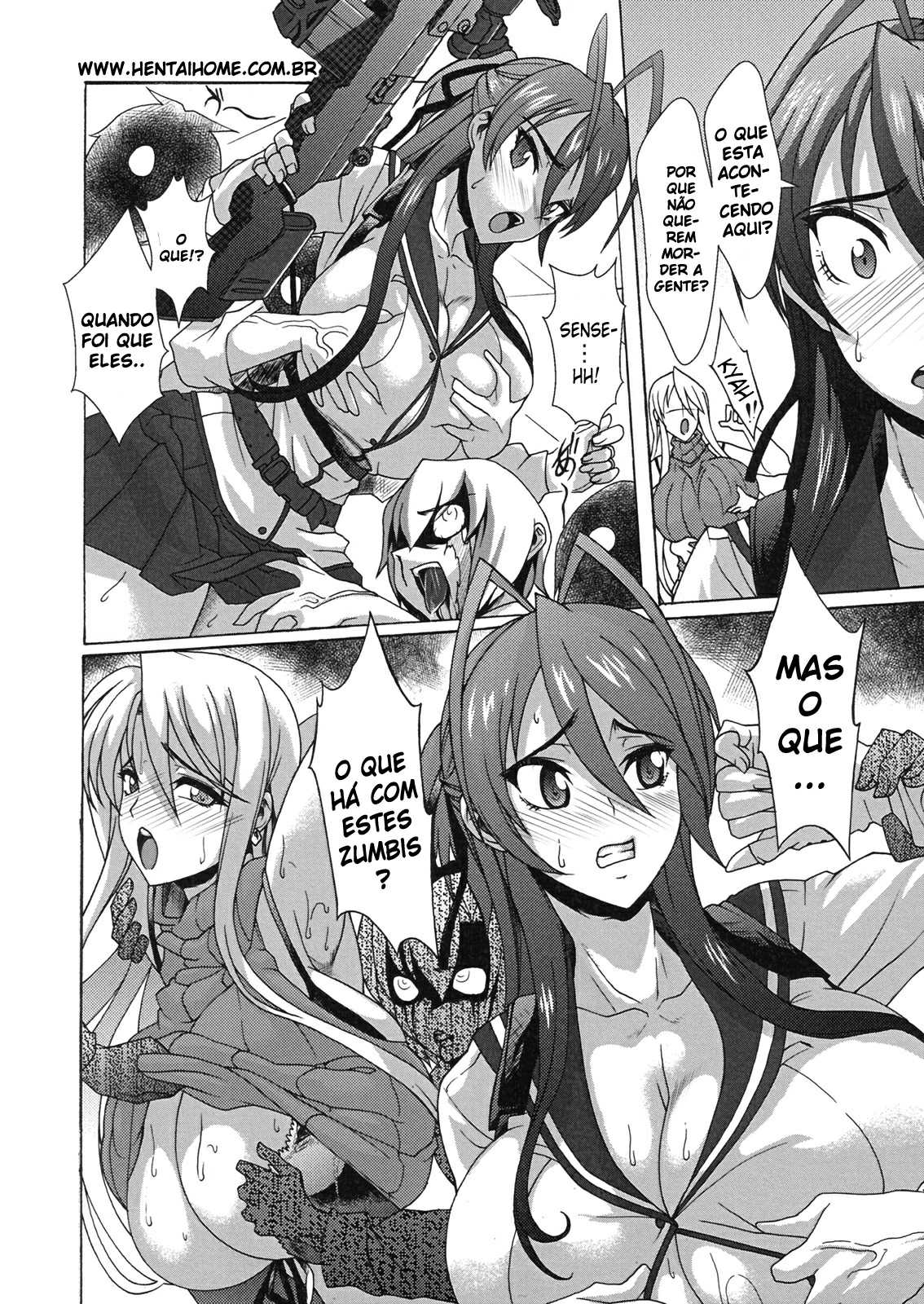 Highschool of the Dead Shizuka Marikawa Hentai