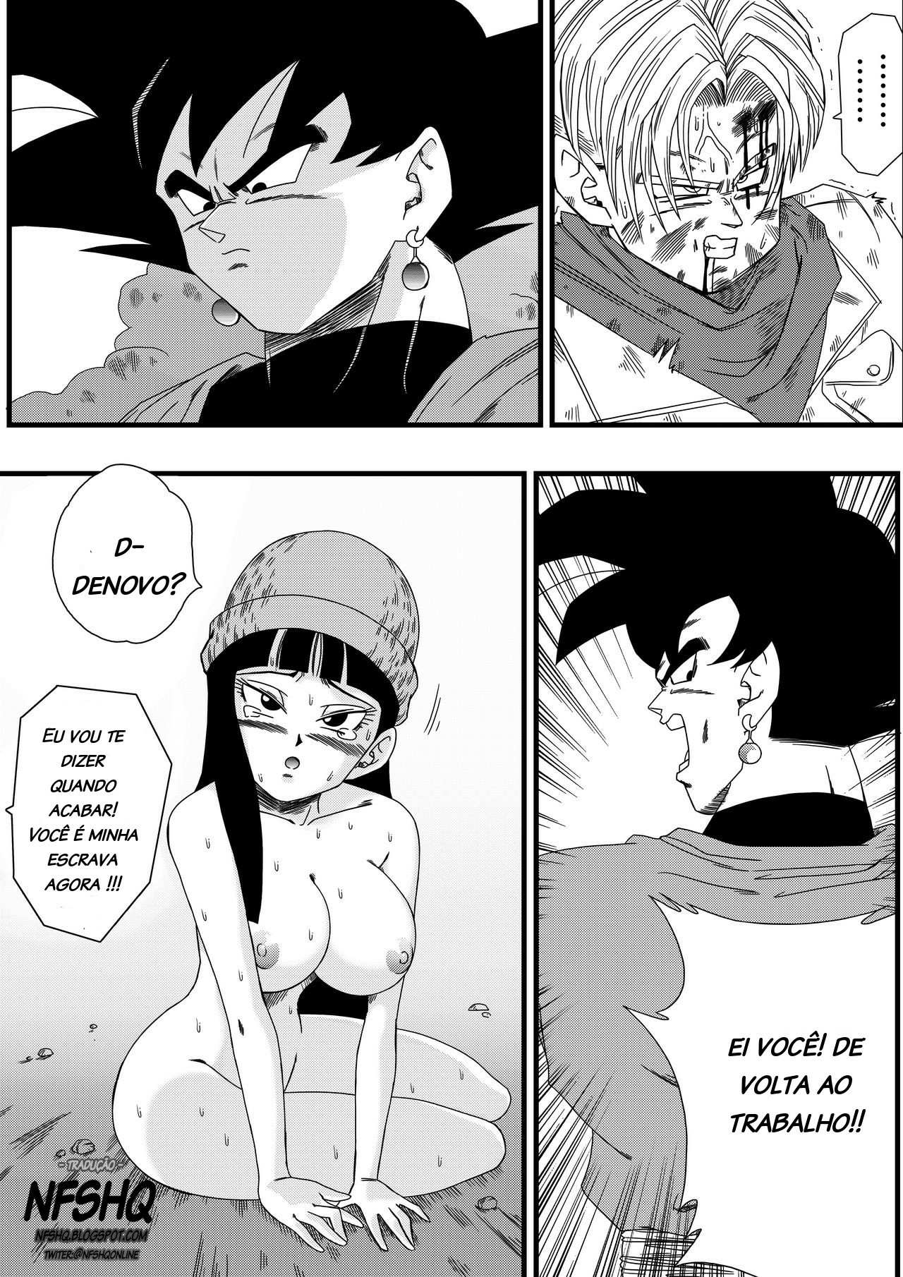 Goku Black comendo a Mai Hentai