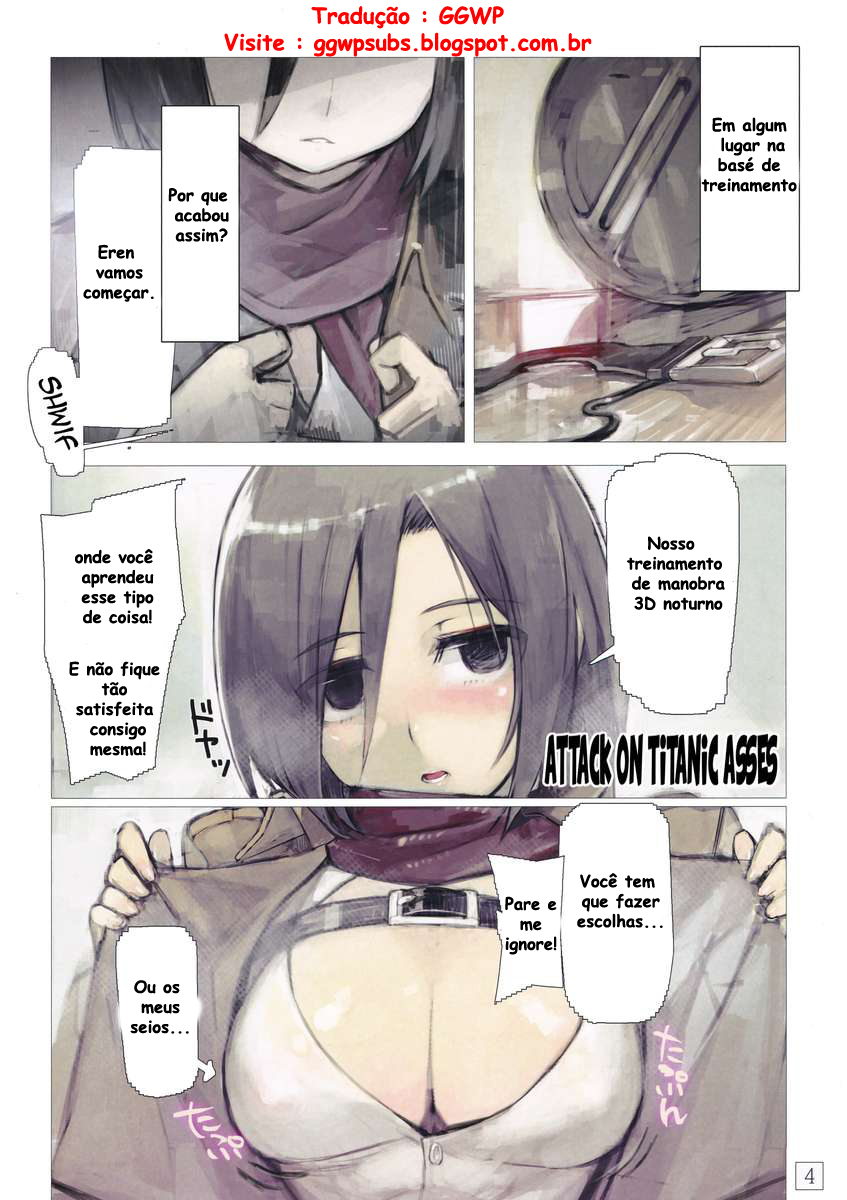 Shingeki no Kyojin Ymir Hentai