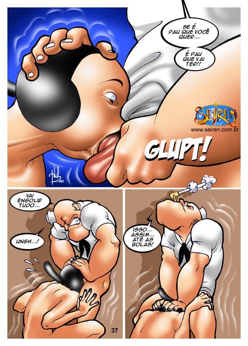 Popeye comendo a Olivia Hentai