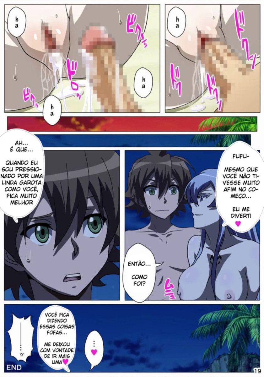 Akame ga Kill Tatsumi comendo a Esdeath Hentai