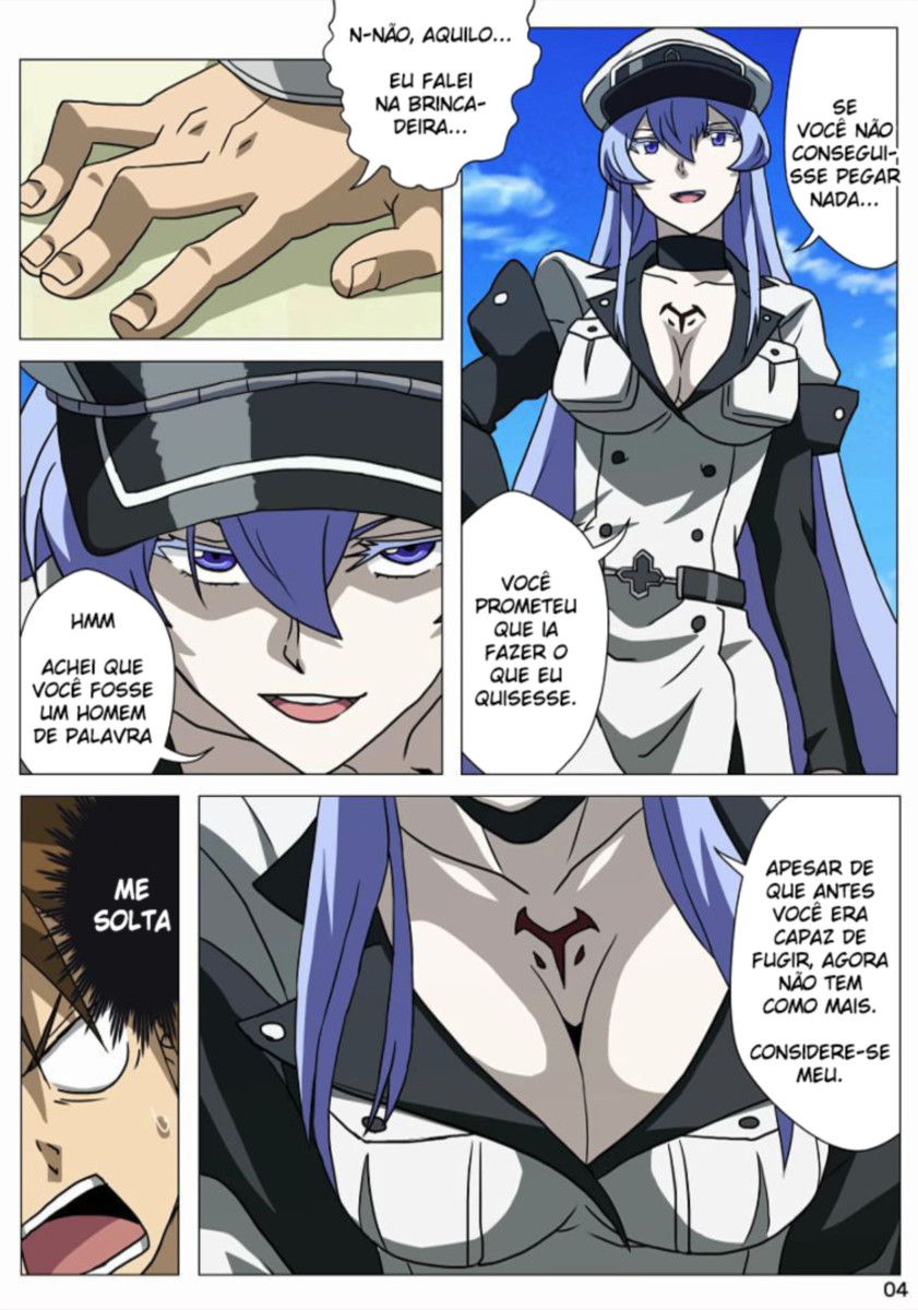 Akame ga Kill Tatsumi comendo a Esdeath Hentai