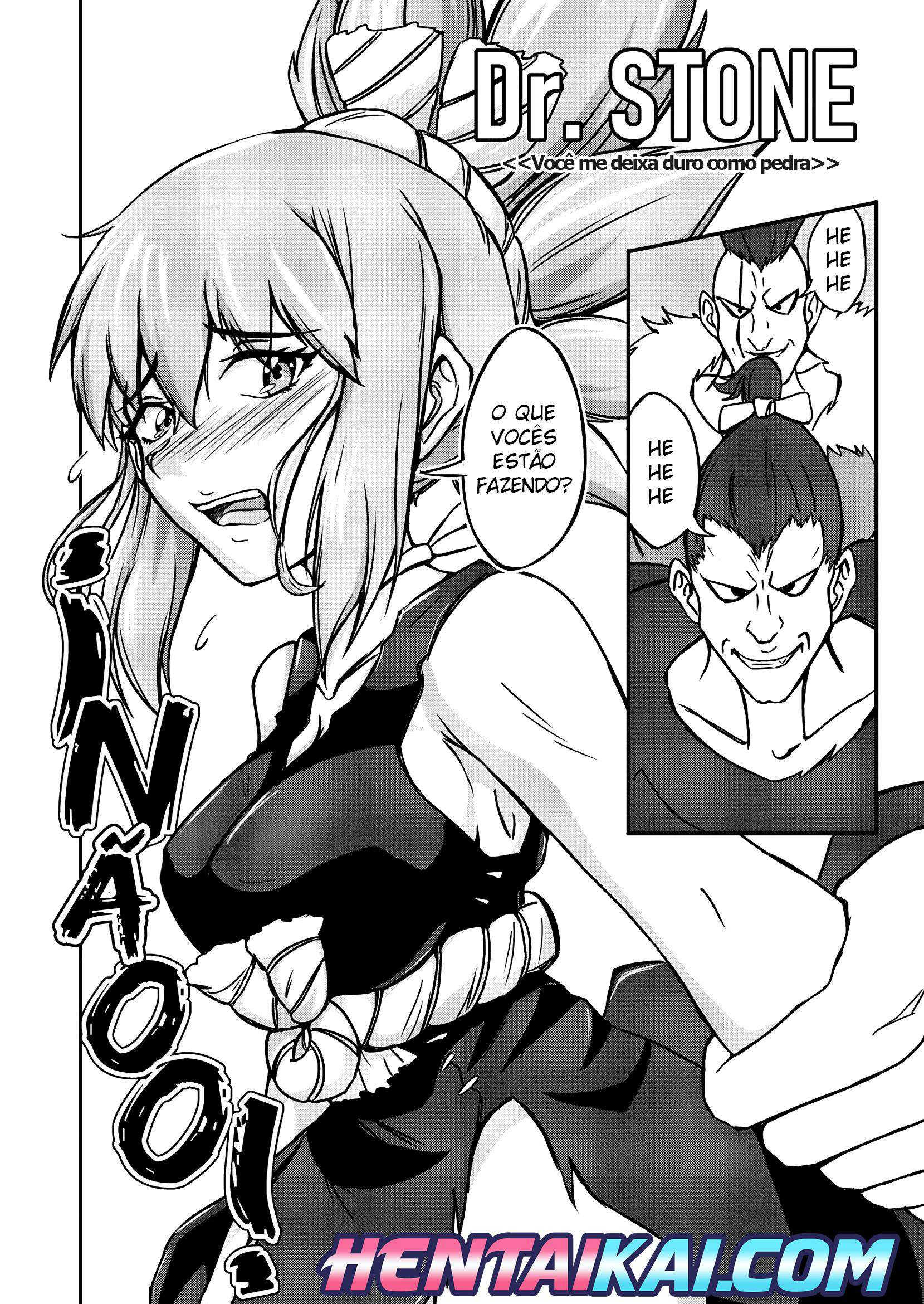 Dr Stone Kohaku transando com Tsukasa Hentai