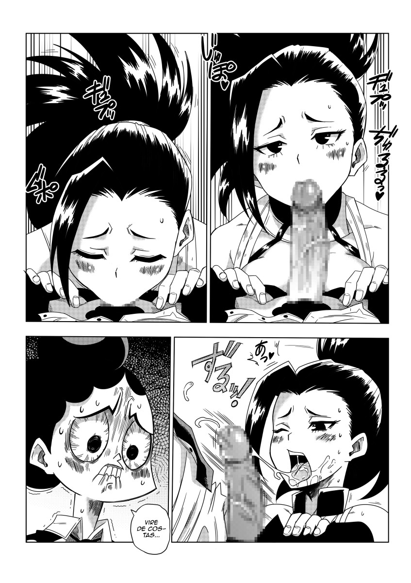 Minoru Mineta comendo a Momo Yaoyorozu Hentai