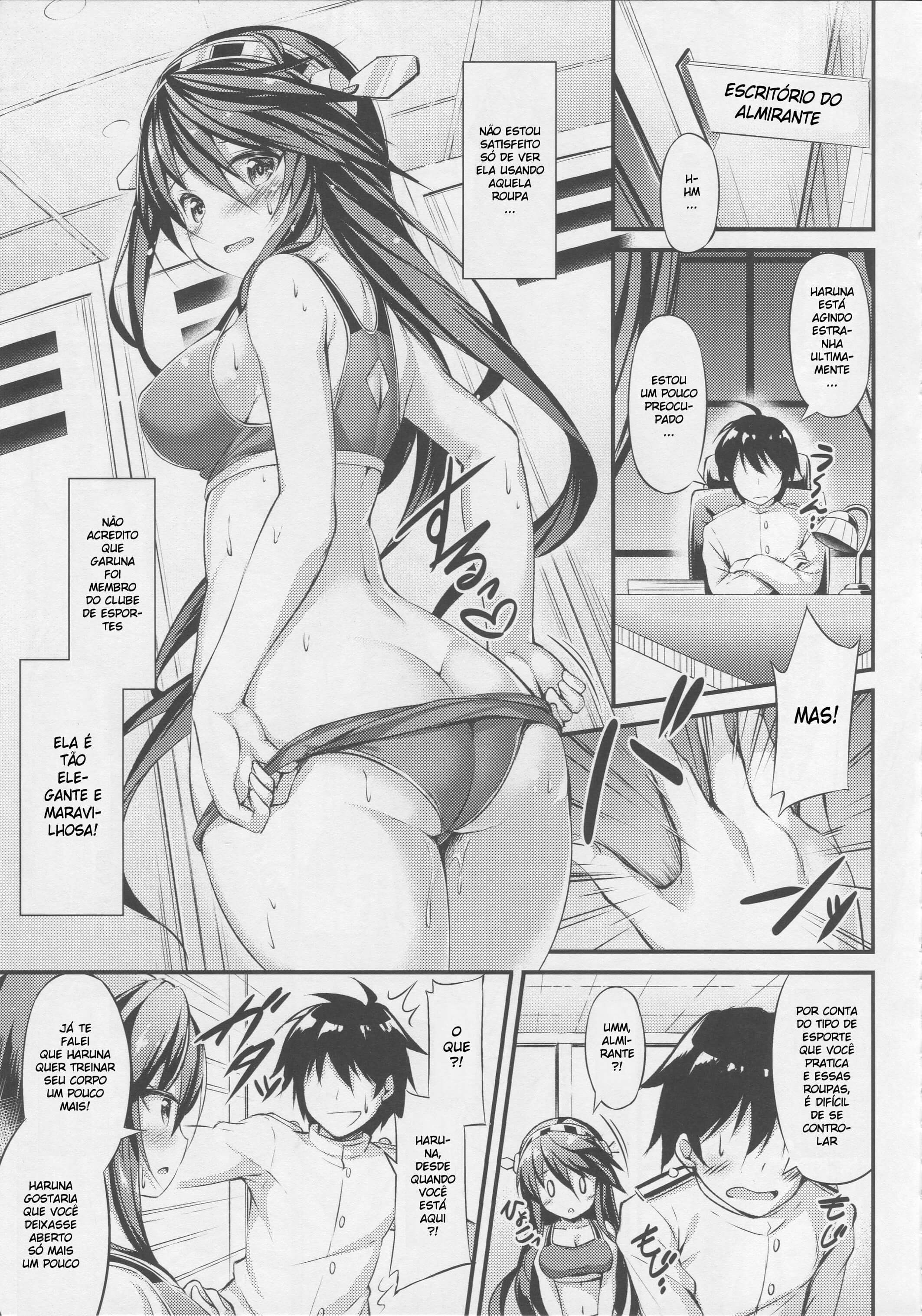 Rikusepa Shukujo Haruna No Nimensei Rokuki Hentai