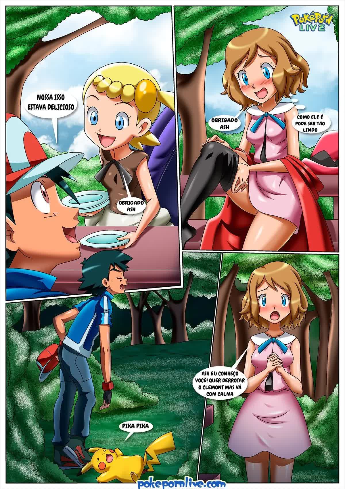 Kalos Threesome Hentai