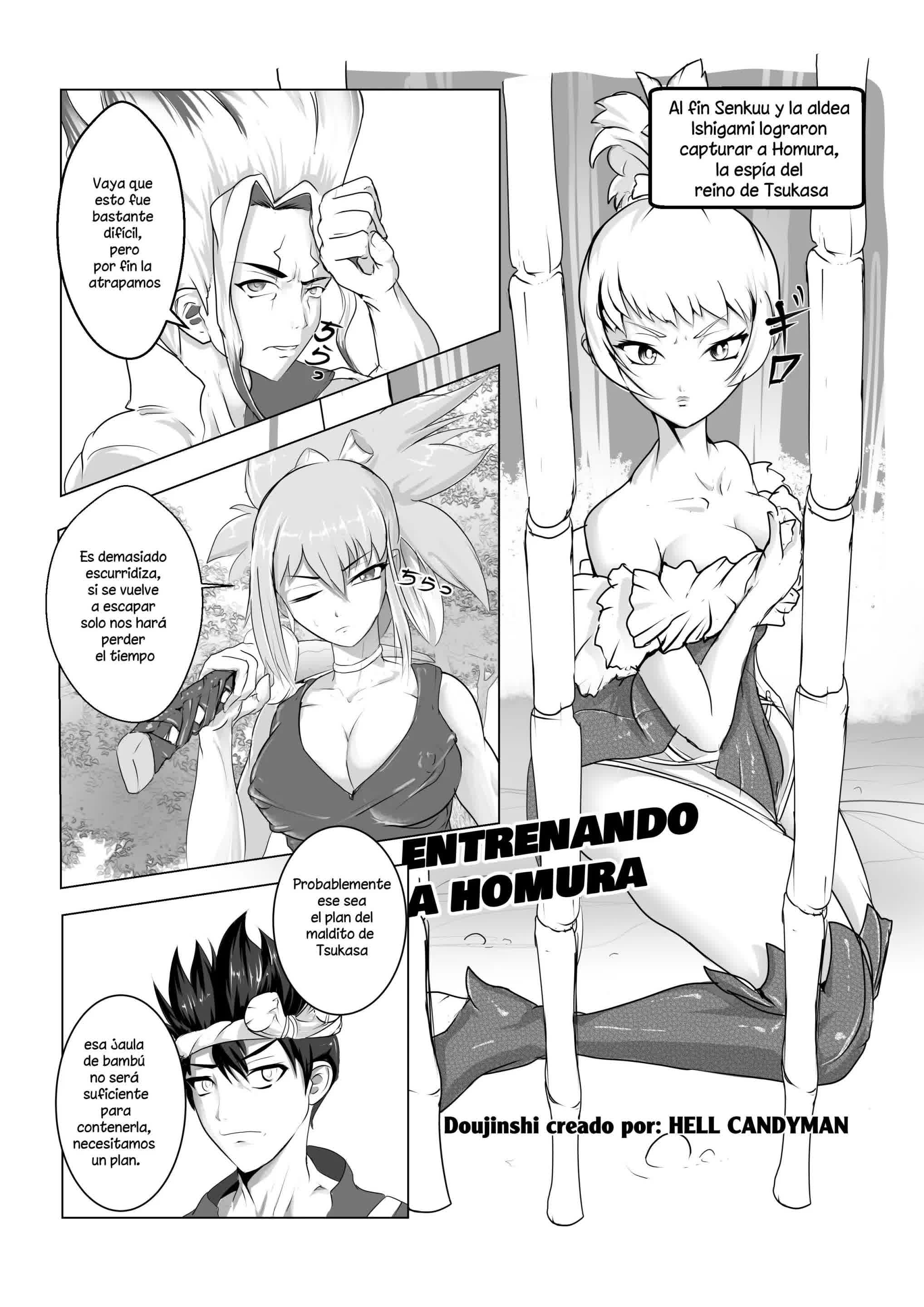 Dr Stone Kohaku x Homura Momiji Hentai