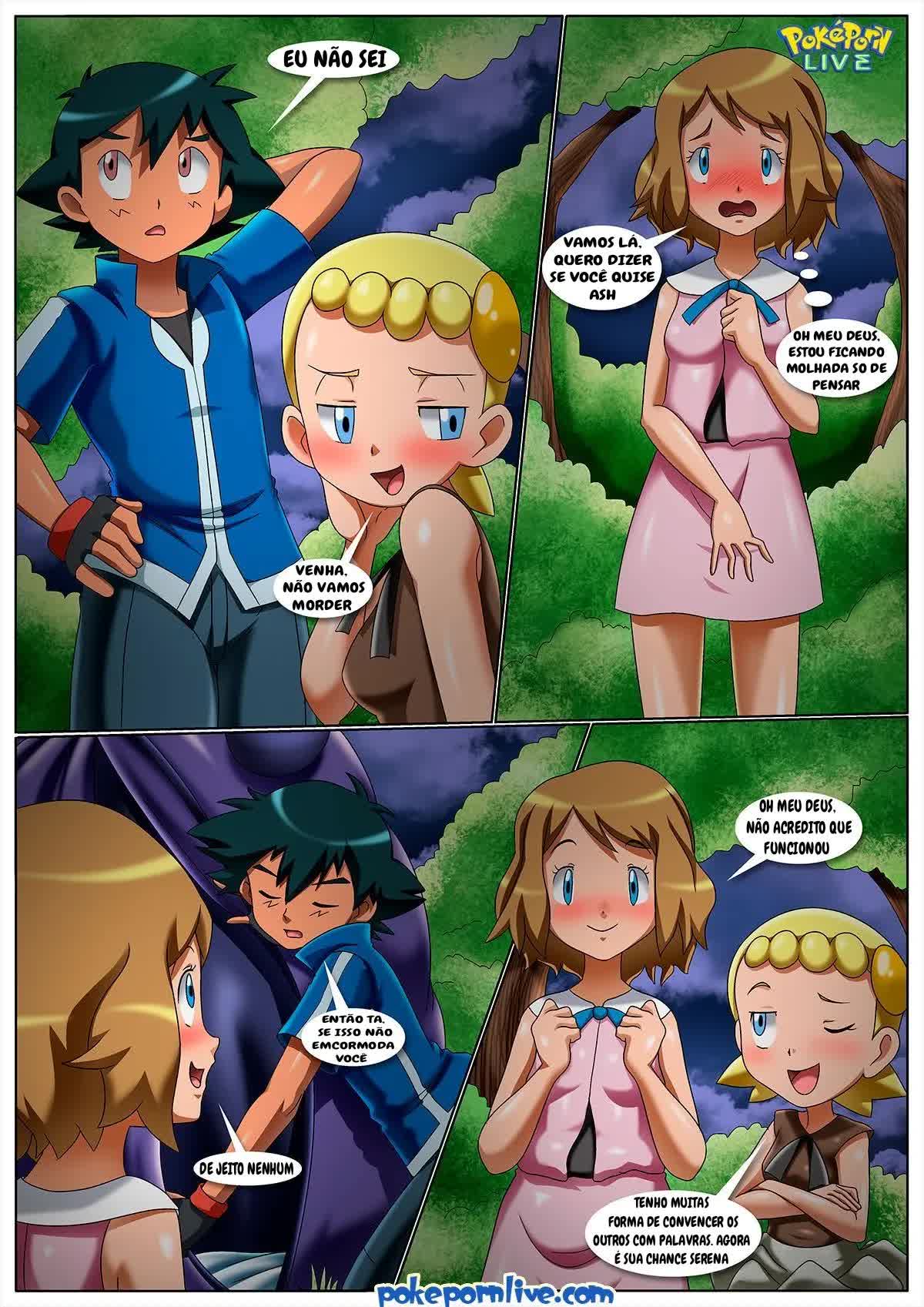 Kalos Threesome Hentai