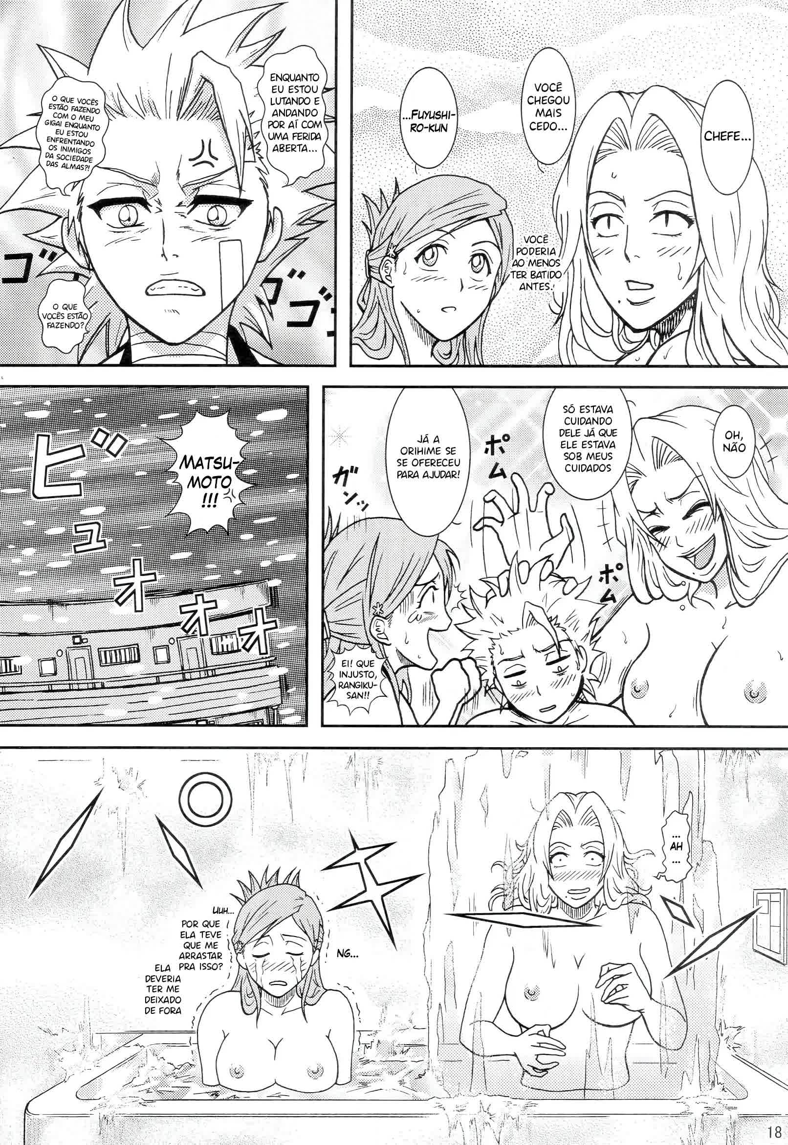 Blonde Shinigami Onsen - Loira Mortes no spa Hentai