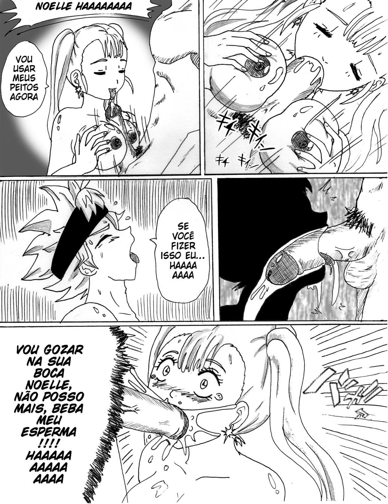 Black Clover Asta x Noelle Formando uma família Hentai