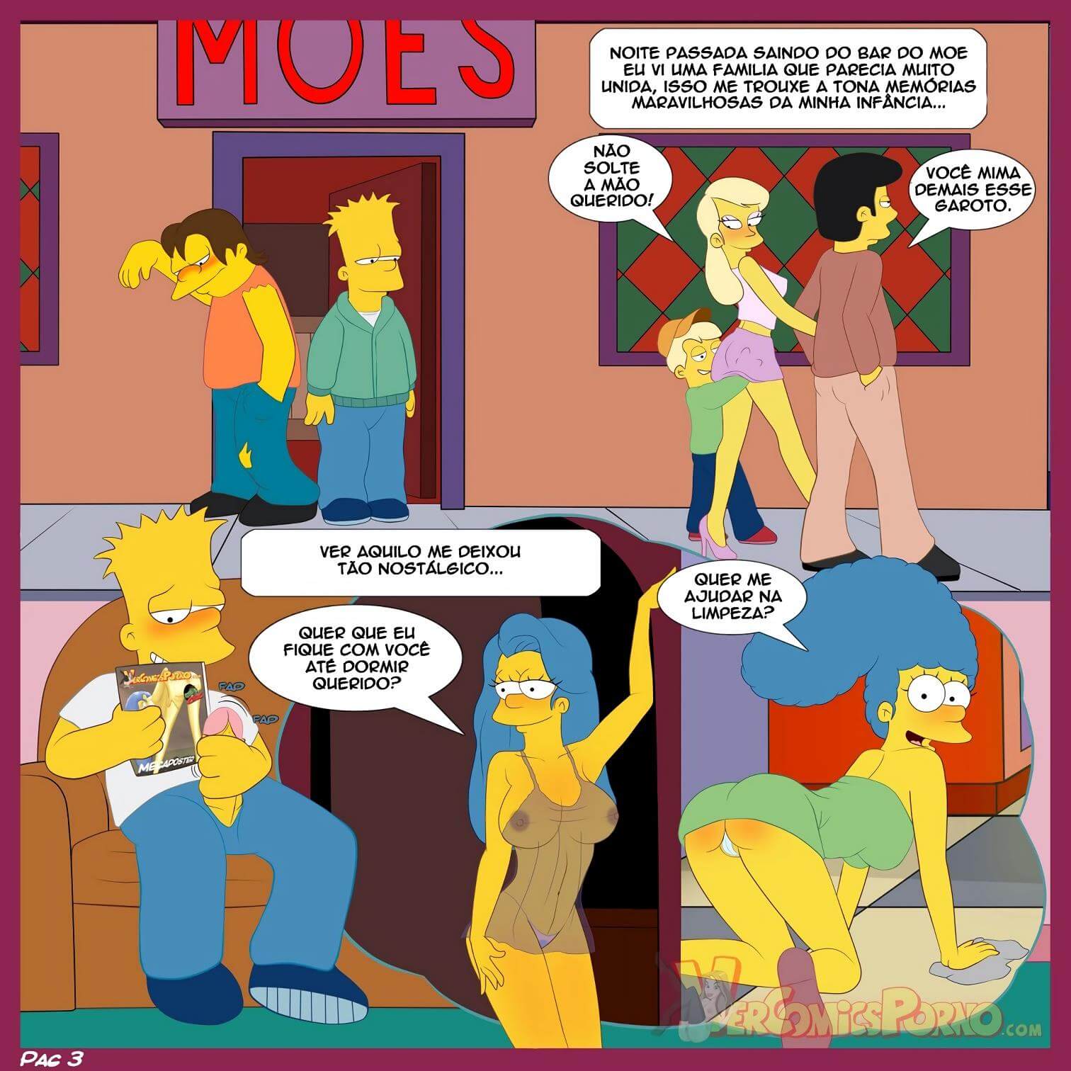 Os Simpsons Velhos Hábitos Hentai