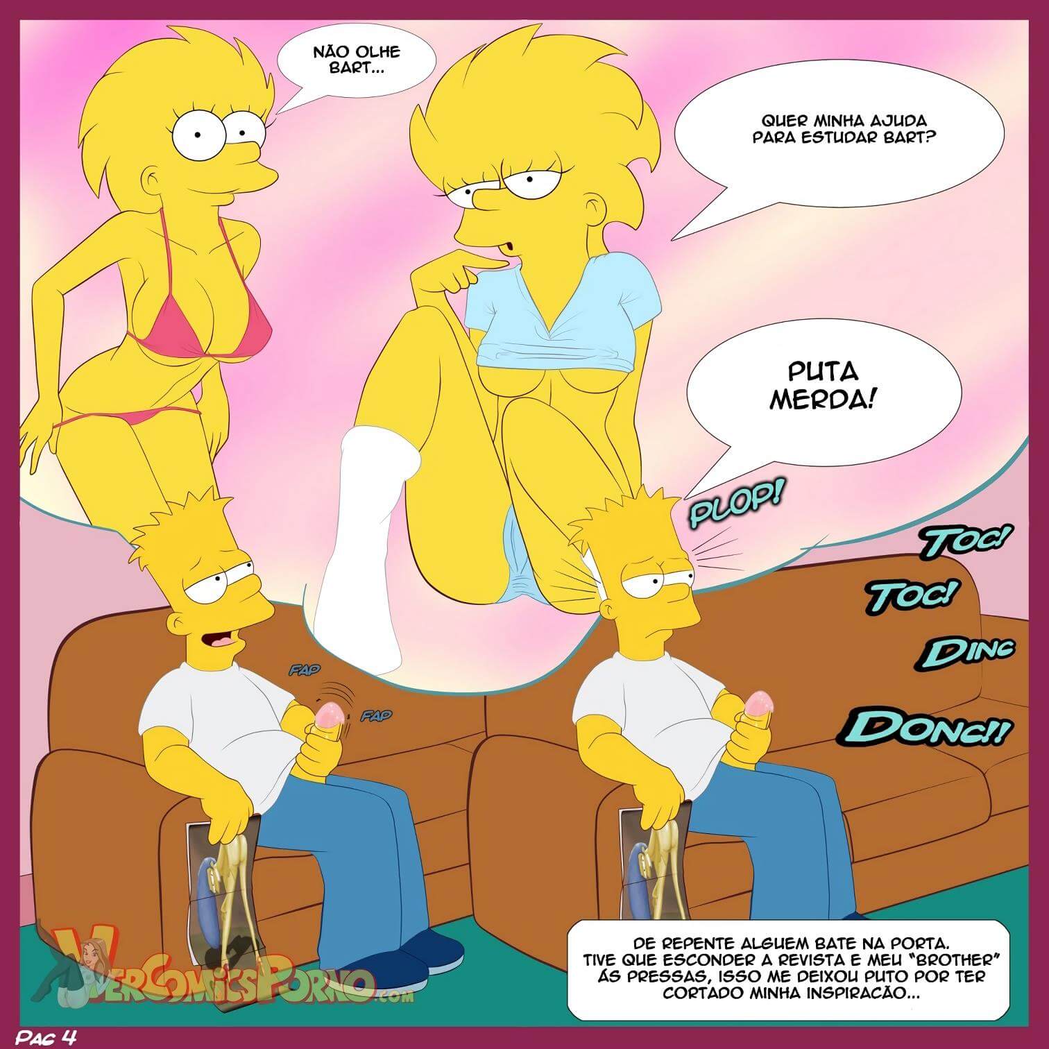 Os Simpsons Velhos Hábitos Hentai
