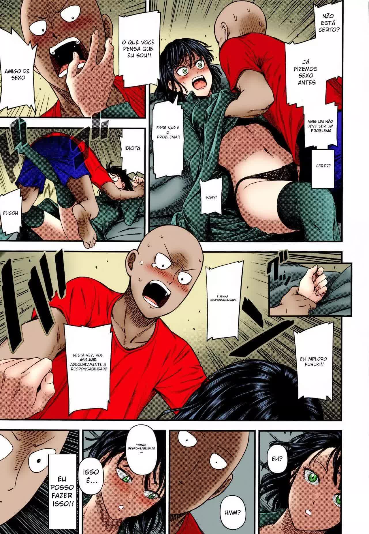 Saitama assumindo à responsabilidade sexual Hentai