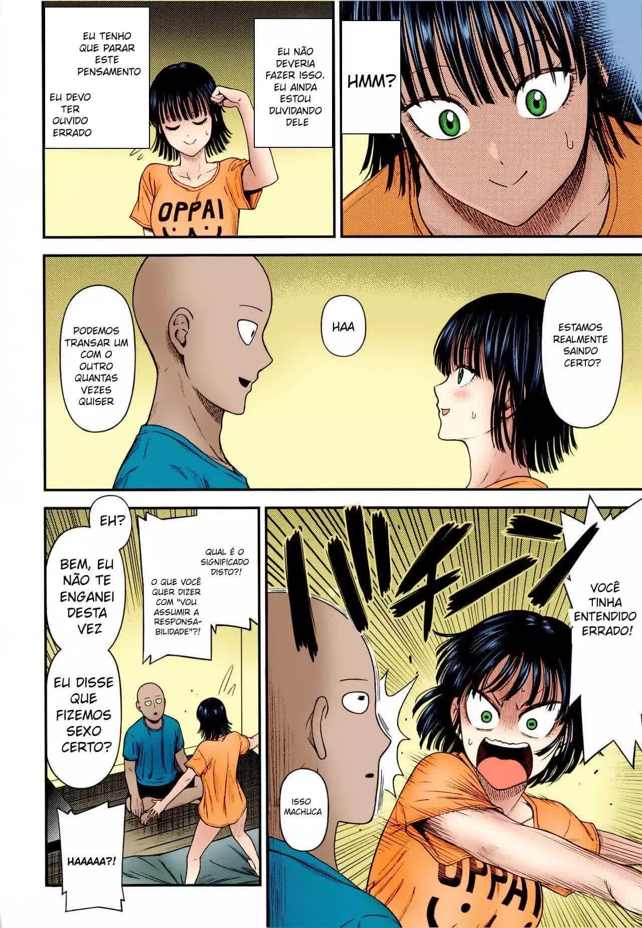 Saitama assumindo à responsabilidade sexual Hentai