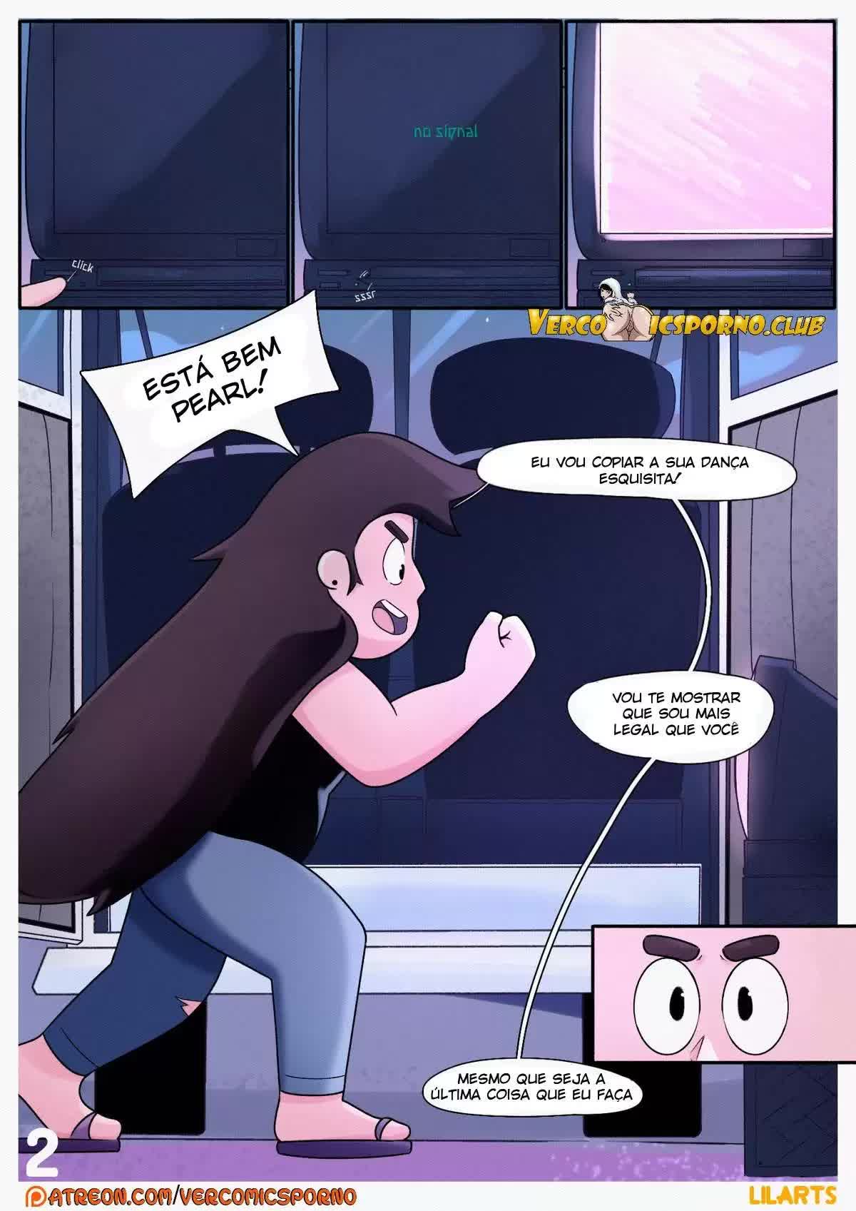 Steven Universe Greg comendo a Pérola Hentai